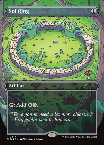 Sol Ring, Magic card SLD 2417 — Secret Lair Drop set