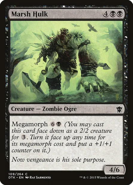 Marsh Hulk, Magic card DTK 109 — Dragons of Tarkir set