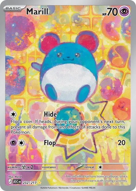 Marill, Pokémon card ASC 232 — Ascended Heroes set