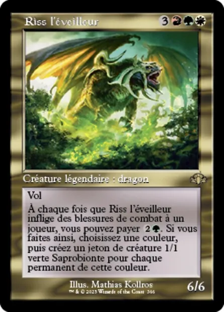 Riss l'éveilleur, carte Magic DMR 366 — extension Dominaria Remastered