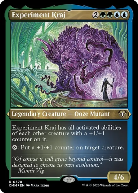 Experiment Kraj, Magic card CMM 578 — Commander Masters set