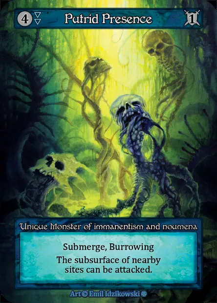 Putrid Presence, Sorcery card GOT 151 — Gothic set