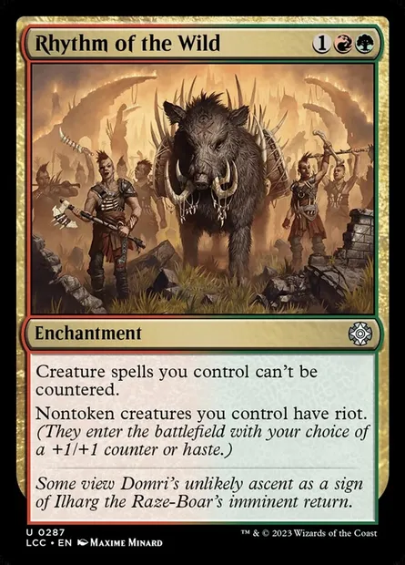 Rhythm of the Wild, Magic card LCC 287 — The Lost Caverns of Ixalan Commander set