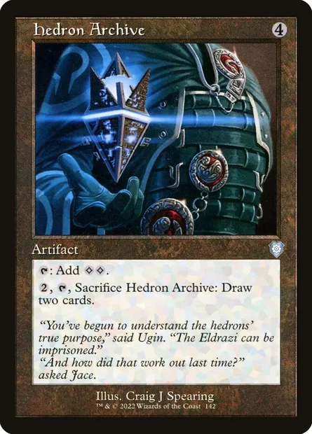 Hedron Archive, Magic card BRC 142 — The Brothers' War Commander set