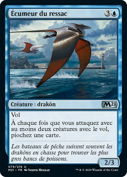 Écumeur du ressac, carte Magic M21 79 — extension Core Set 2021