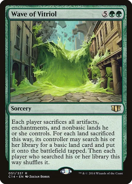 Wave of Vitriol, Magic card C14 51 — Commander 2014 set