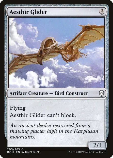 Aesthir Glider, Magic card DOM 209 — Dominaria set