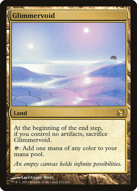 Glimmervoid, Magic card MMA 223 — Modern Masters set