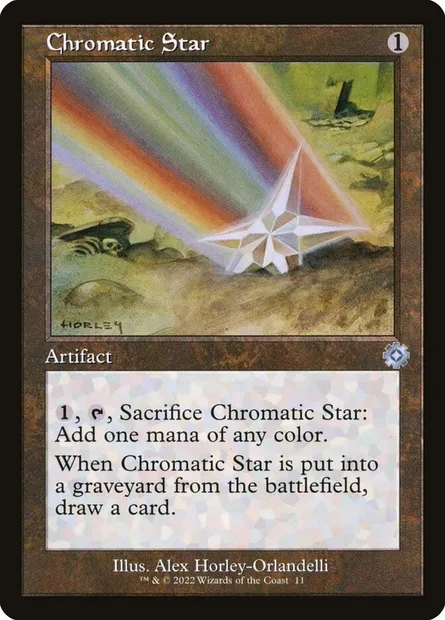 Chromatic Star, Magic card BRR 11 — The Brothers' War Retro Artifacts set