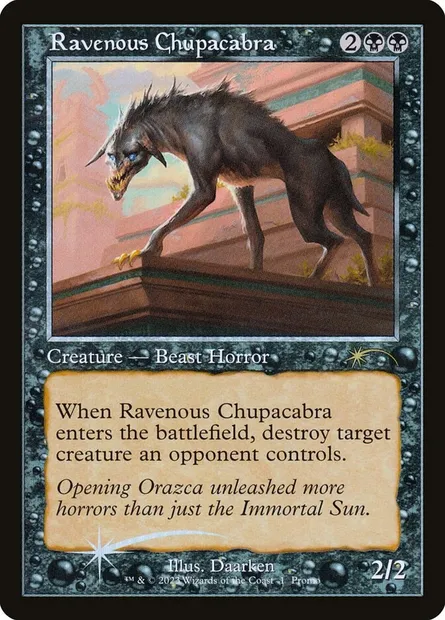 Chupacabra vorace, carte Magic PW23 10 — extension Wizards Play Network 2023