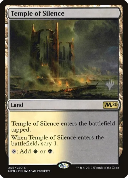 Temple of Silence, Magic card PM20 256p — Core Set 2020 Promos set