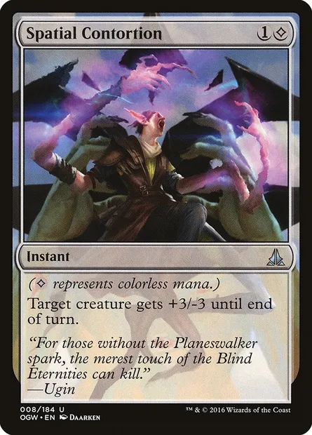 Spatial Contortion, Magic card OGW 8 — Oath of the Gatewatch set