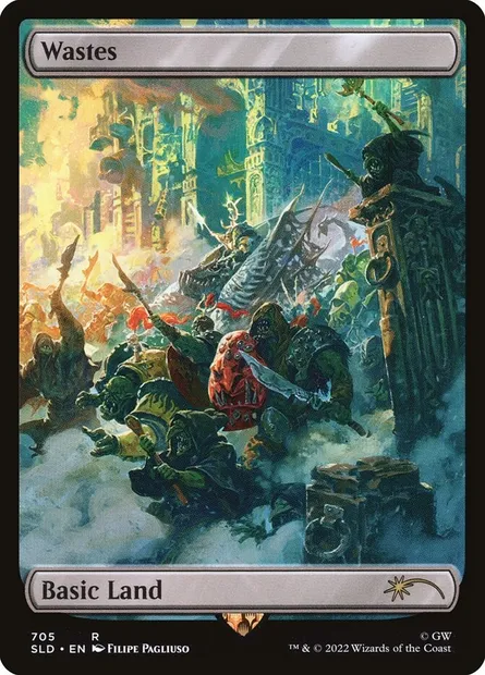 Wastes, Magic card SLD 705 — Secret Lair Drop set