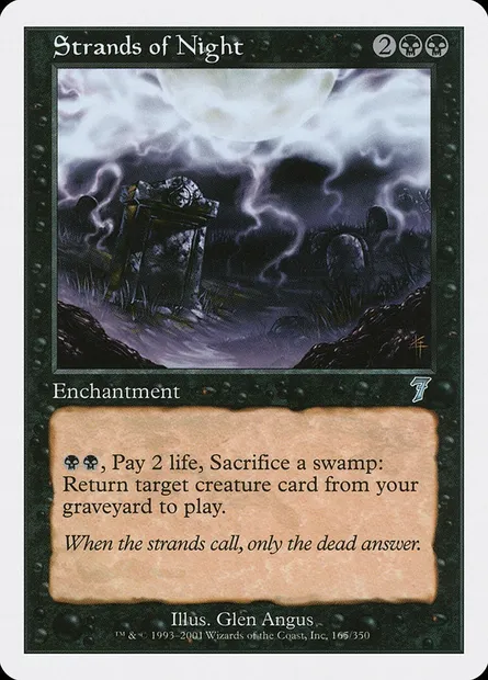 Strands of Night, Magic card 7ED 165 — Seventh Edition set