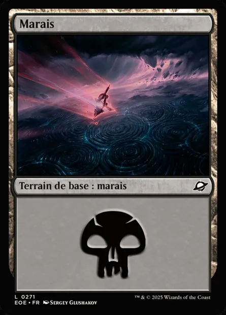 Marais, carte Magic EOE 271 — extension Edge of Eternities