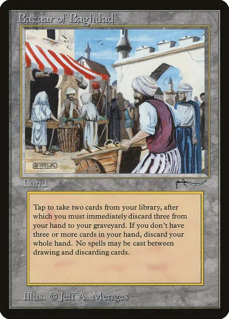 Bazaar of Baghdad, carte Magic ARN 70 — extension Arabian Nights