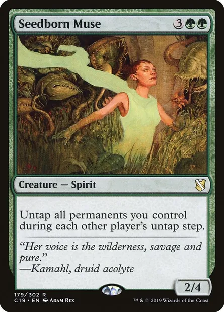 Seedborn Muse, Magic card C19 179 — Commander 2019 set