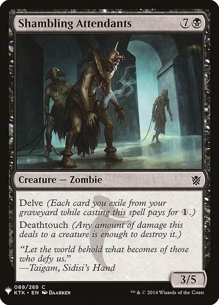 Shambling Attendants, Magic card PLST KTK-89 — The List set