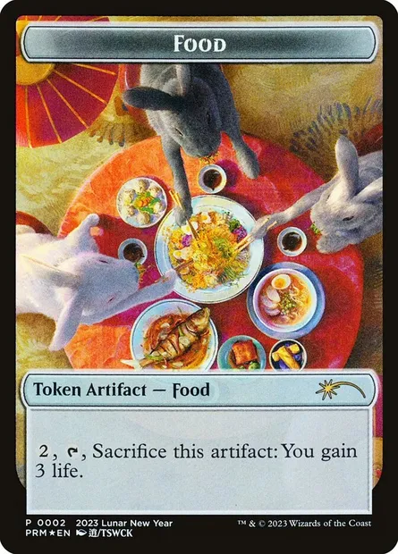 Food, Magic card PL23 2 — Year of the Rabbit 2023 set