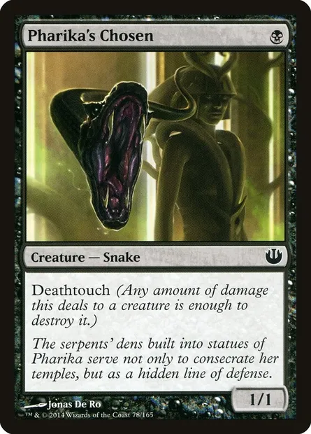 Pharika's Chosen, Magic card JOU 78 — Journey into Nyx set