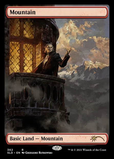 Mountain, Magic card SLD 362 — Secret Lair Drop set