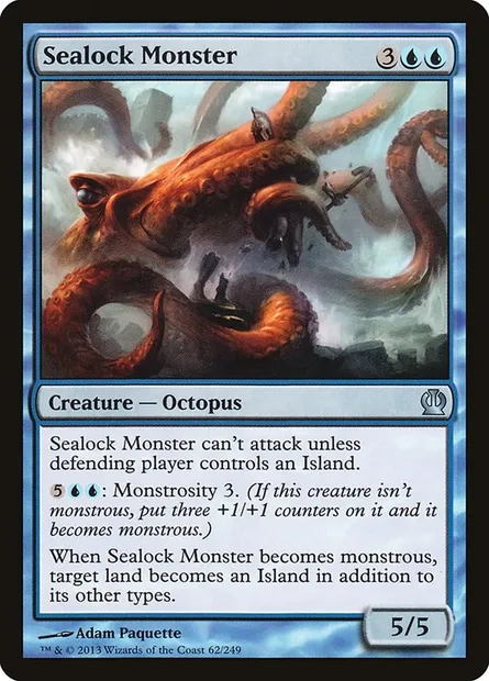 Sealock Monster, Magic card THS 62 — Theros set