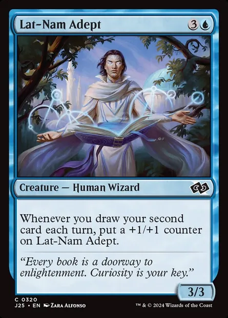 Lat-Nam Adept, Magic card J25 320 — Foundations Jumpstart set