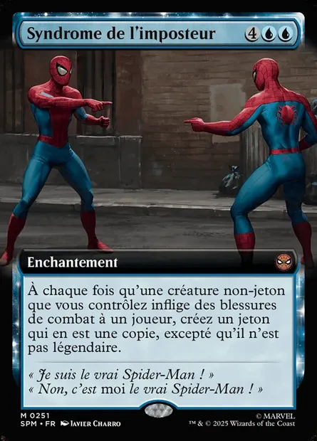 Syndrome de l'imposteur, carte Magic SPM 251 — extension Marvel's Spider-Man