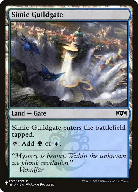 Simic Guildgate, Magic card PLST RNA-257 — The List set