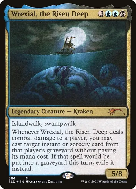 Wrexial, the Risen Deep, Magic card SLD 584 — Secret Lair Drop set