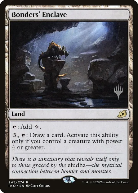 Bonders' Enclave, Magic card PIKO 245p — Ikoria: Lair of Behemoths Promos set