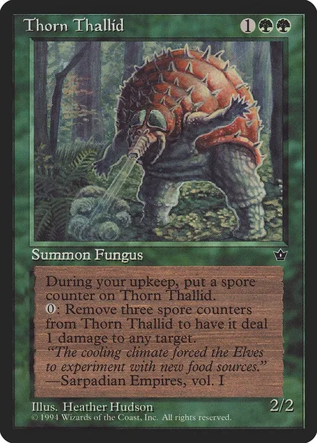 Thorn Thallid, Magic card FEM 80b — Fallen Empires set