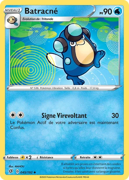 Batracné, carte Pokémon RCL 45 — extension Clash des Rebelles
