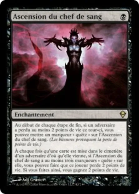 Ascension du chef de sang, carte Magic ZEN 82 — extension Zendikar