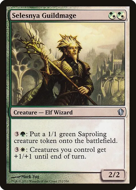 Selesnya Guildmage, Magic card C13 232 — Commander 2013 set