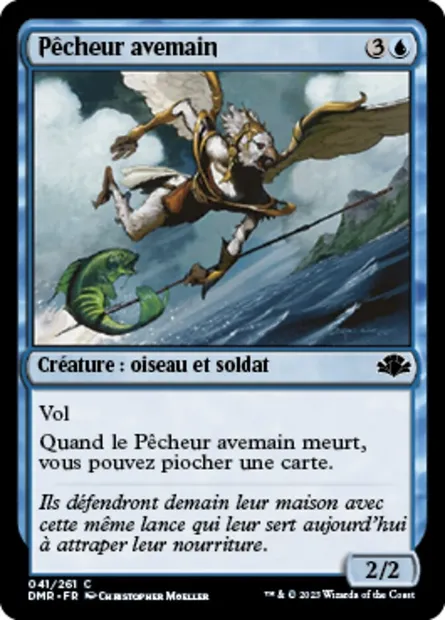 Pêcheur avemain, carte Magic DMR 41 — extension Dominaria Remastered