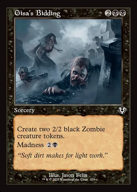 Ordre de Gisa, carte Magic INR 379 — extension Innistrad Remastered