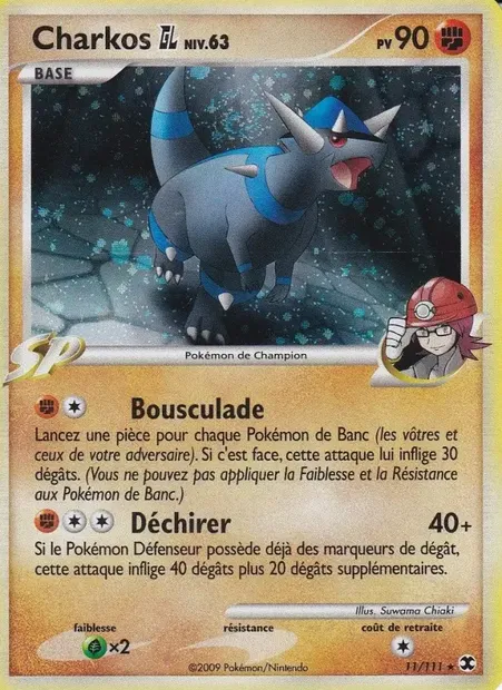 Charkos GL Niv. 63, carte Pokémon RR 11 — extension Rivaux Émergeants