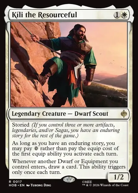 Kíli the Resourceful, Magic card HOB 17 — The Hobbit set