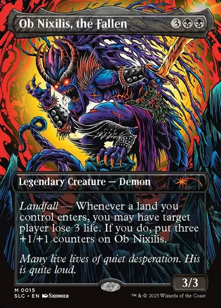 Ob Nixilis, the Fallen, Magic card SLC 15 — Secret Lair Countdown set
