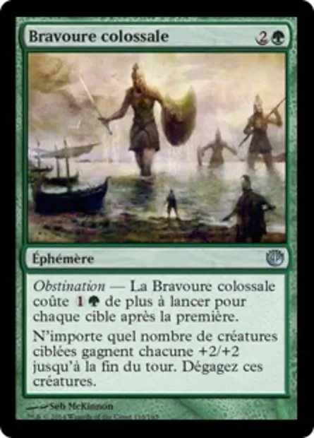 Bravoure colossale, carte Magic JOU 118 — extension Incursion dans Nyx