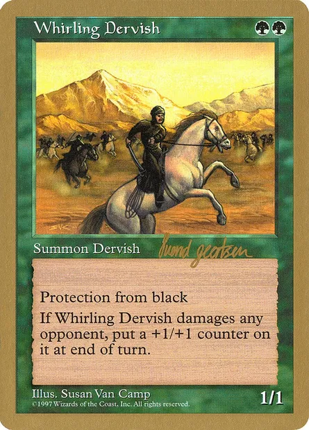 Whirling Dervish, Magic card WC97 sg341 — World Championship Decks 1997 set