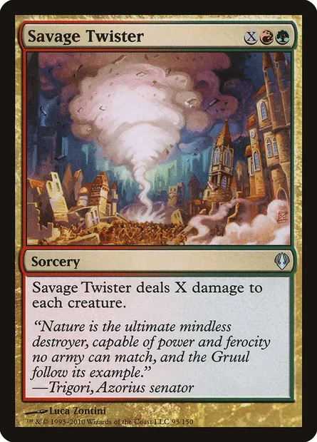 Tornade sauvage, carte Magic ARC 93 — extension Archenemy