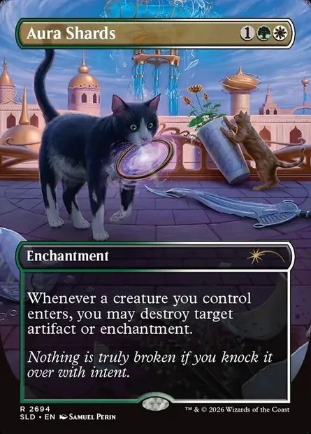 Échardes d'aura, carte Magic SLD 2694 — extension Secret Lair Drop