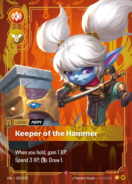 Keeper of the Hammer, carte Riftbound UNL 203 — extension Unleashed