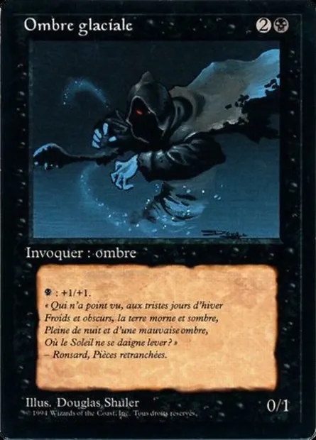 Ombre glaciale, carte Magic FBB 112 — extension Foreign Black Border