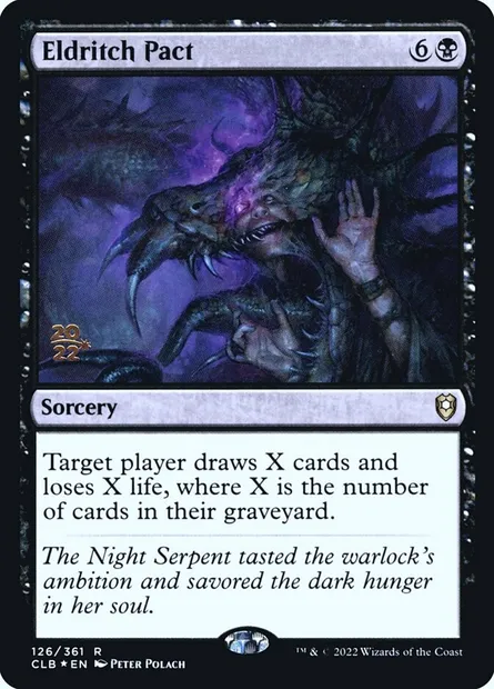Eldritch Pact, Magic card PCLB 126s — Battle for Baldur's Gate Promos set