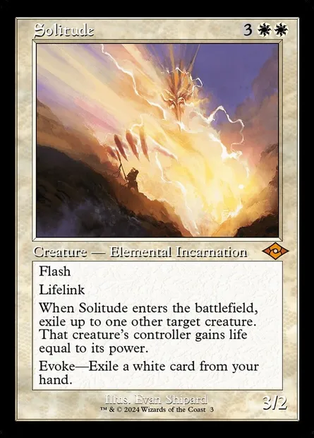 Solitude, Magic card H2R 3 — Modern Horizons 2 Timeshifts set