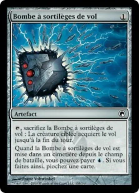 Bombe à sortilèges de vol, carte Magic SOM 155 — extension Cicatrices de Mirrodin