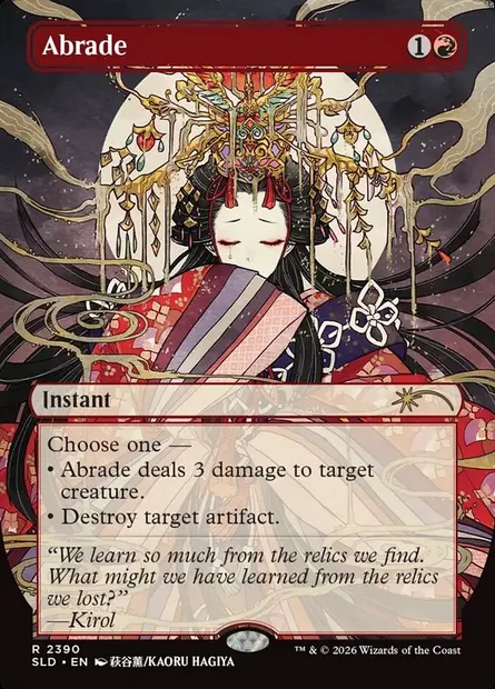 Fissuration, carte Magic SLD 2390 — extension Secret Lair Drop